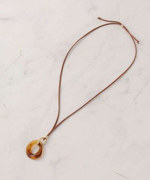 SHOO・LA・RUE / シューラルー ネックレス・ペンダント・チョーカー | オーバルワントップコードネックレス | 詳細2