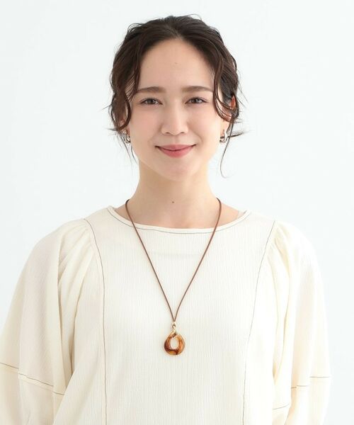 SHOO・LA・RUE / シューラルー ネックレス・ペンダント・チョーカー | オーバルワントップコードネックレス | 詳細4