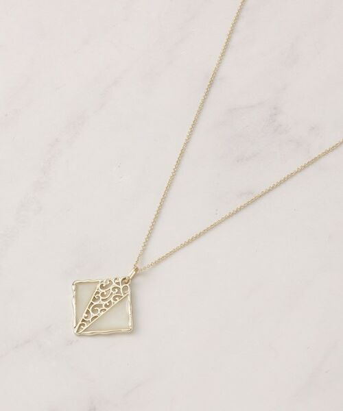 SHOO・LA・RUE / シューラルー ネックレス・ペンダント・チョーカー | スクエアエポカラーモチーフネックレス | 詳細1