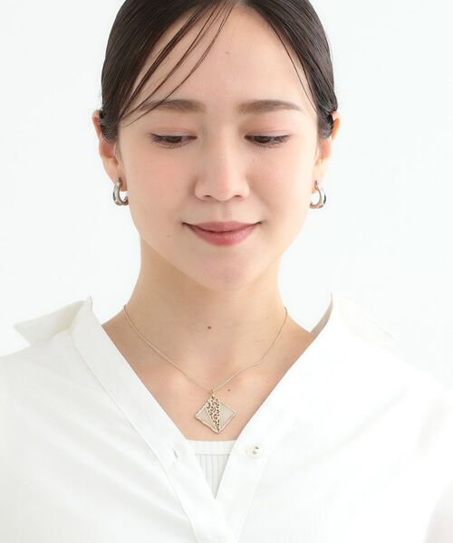 SHOO・LA・RUE / シューラルー ネックレス・ペンダント・チョーカー | スクエアエポカラーモチーフネックレス | 詳細4