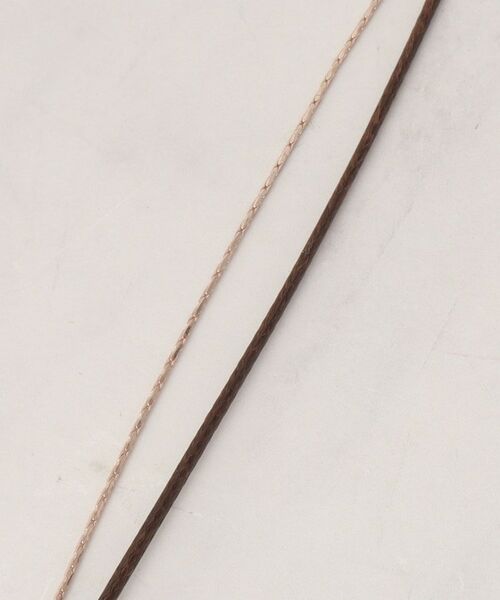 SHOO・LA・RUE / シューラルー ネックレス・ペンダント・チョーカー | オーバル2連コードネックレス | 詳細4