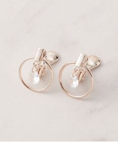 SHOO・LA・RUE / シューラルー ピアス・イヤリング | 【痛くなりにくい】ビジューフープイヤリング