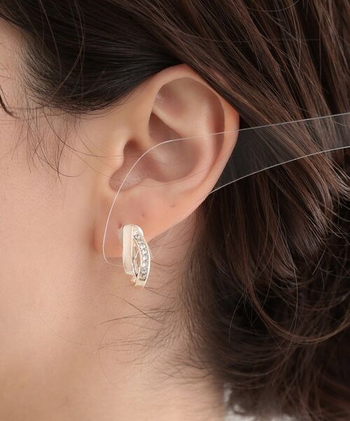 SHOO・LA・RUE / シューラルー ピアス・イヤリング | 【痛くなりにくい】エポビジューイヤリング | 詳細5