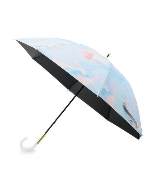 SHOO・LA・RUE/シューラルー 【長傘/晴雨兼用】【Wpc.】遮光パステルペイント ロング ブルー(491) 00 SHOO・LA・RUE/シューラルー 【長傘/晴雨兼用】【Wpc.】遮光パステルペイント ロング ブルー(491) 00