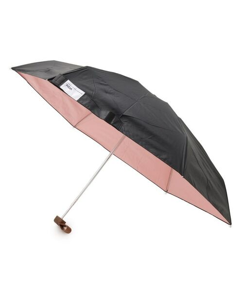 SHOO・LA・RUE/シューラルー 【折りたたみ傘/晴雨兼用】【Wpc.】遮光インサイドカラー ミニ ブラック(519) 00 SHOO・LA・RUE/シューラルー 【折りたたみ傘/晴雨兼用】【Wpc.】遮光インサイドカラー ミニ ブラック(519) 00