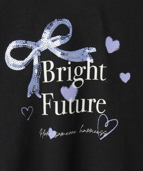 SHOO・LA・RUE / シューラルー Tシャツ | 【100-150cm/ひんやり】スパンコールモチーフTシャツ | 詳細10