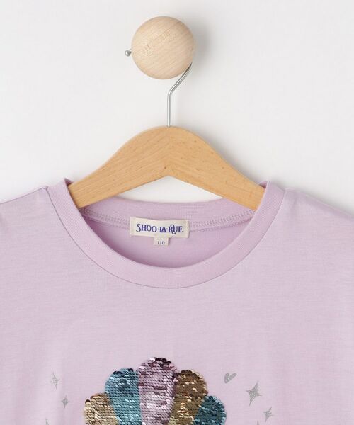 SHOO・LA・RUE / シューラルー Tシャツ | 【100-150cm/ひんやり】スパンコールモチーフTシャツ | 詳細4