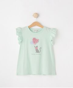 SHOO・LA・RUE / シューラルー Tシャツ | 【100-150cm/ひんやり】花びらモチーフTシャツ