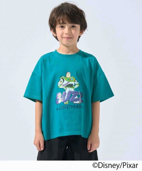 SHOO・LA・RUE/シューラルー 【DISNEY】トイ・ストーリー スパンコールTシャツ グリーン(022) 11(110cm) SHOO・LA・RUE/シューラルー 【DISNEY】トイ・ストーリー スパンコールTシャツ グリーン(022) 11(110cm)
