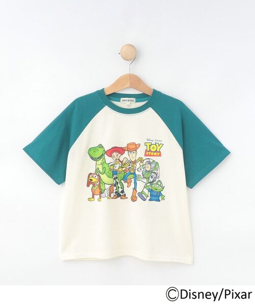 SHOO・LA・RUE/シューラルー 【DISNEY】トイ・ストーリー ラグランT グリーン(522) 11(110cm) SHOO・LA・RUE/シューラルー 【DISNEY】トイ・ストーリー ラグランT グリーン(522) 11(110cm)