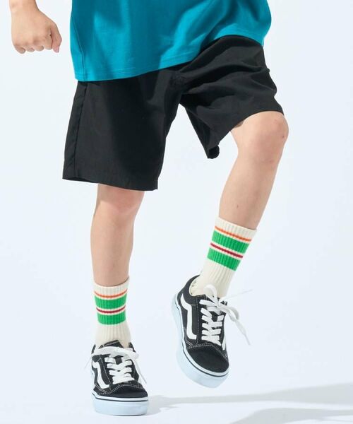 SHOO・LA・RUE / シューラルー ショート・ハーフ・半端丈パンツ | 【100-150cm/ひんやり/水陸両用】配色コード使いハーフパンツ | 詳細13