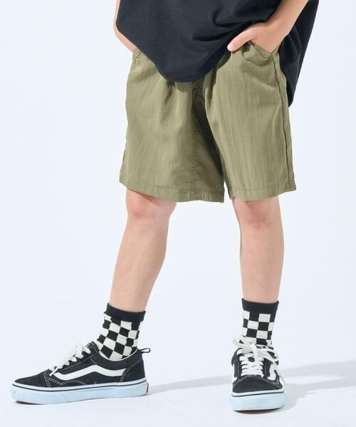 SHOO・LA・RUE / シューラルー ショート・ハーフ・半端丈パンツ | 【100-150cm/ひんやり/水陸両用】配色コード使いハーフパンツ | 詳細15