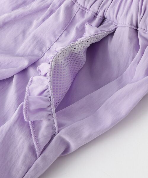 SHOO・LA・RUE / シューラルー ショート・ハーフ・半端丈パンツ | 【100-150cm/ひんやり/水陸両用】ポケットフリルキュロット | 詳細12