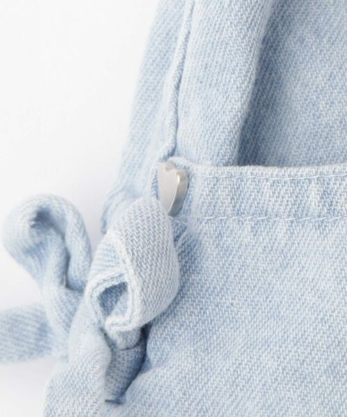 SHOO・LA・RUE / シューラルー ショート・ハーフ・半端丈パンツ | 【100-150cm】シャーリングがポイント ケミカルデニムショートパンツ | 詳細8