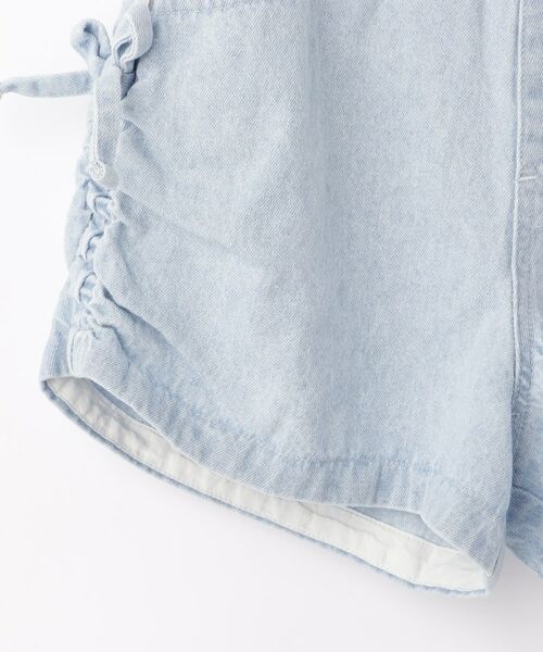 SHOO・LA・RUE / シューラルー ショート・ハーフ・半端丈パンツ | 【100-150cm】シャーリングがポイント ケミカルデニムショートパンツ | 詳細9