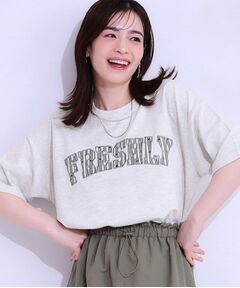 SHOO・LA・RUE / シューラルー カットソー | 【S-LL】ゆるっと大人カジュアルに 柄ロゴアソート ミニ裏毛トップス