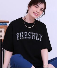 SHOO・LA・RUE / シューラルー カットソー | 【S-LL】ゆるっと大人カジュアルに 柄ロゴアソート ミニ裏毛トップス