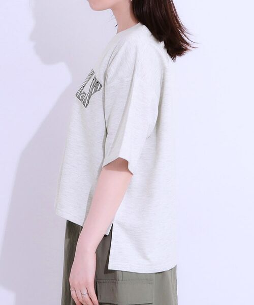 SHOO・LA・RUE / シューラルー カットソー | 【S-LL】ゆるっと大人カジュアルに 柄ロゴアソート ミニ裏毛トップス | 詳細14