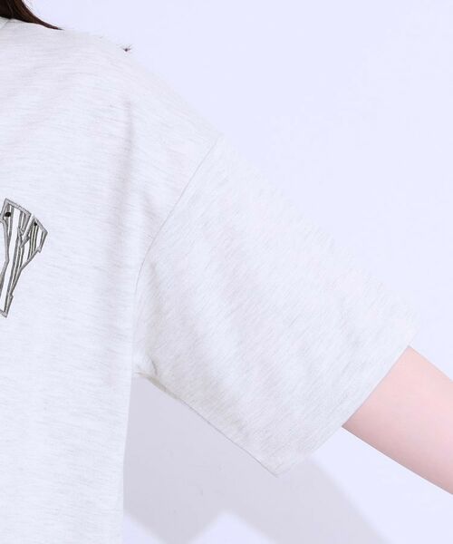 SHOO・LA・RUE / シューラルー カットソー | 【S-LL】ゆるっと大人カジュアルに 柄ロゴアソート ミニ裏毛トップス | 詳細17