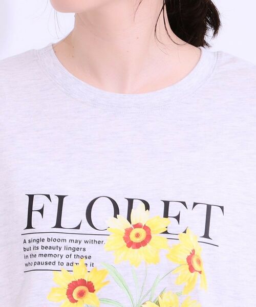 SHOO・LA・RUE / シューラルー カットソー | 【S-LL】リメイク風 ポンチョデザインTシャツ | 詳細20