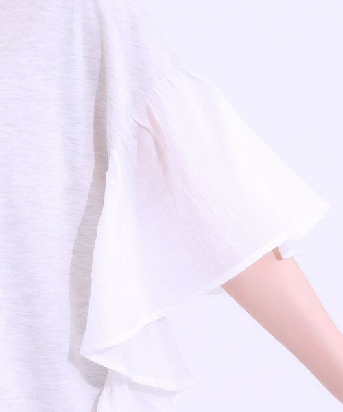 SHOO・LA・RUE / シューラルー カットソー | 【S-LL】リメイク風 ポンチョデザインTシャツ | 詳細21
