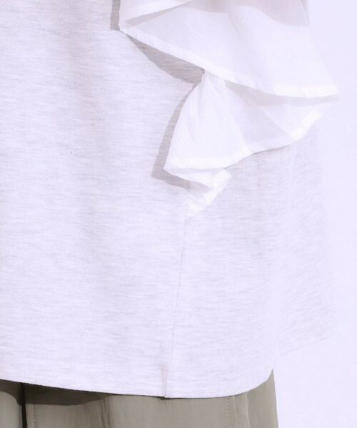 SHOO・LA・RUE / シューラルー カットソー | 【S-LL】リメイク風 ポンチョデザインTシャツ | 詳細22