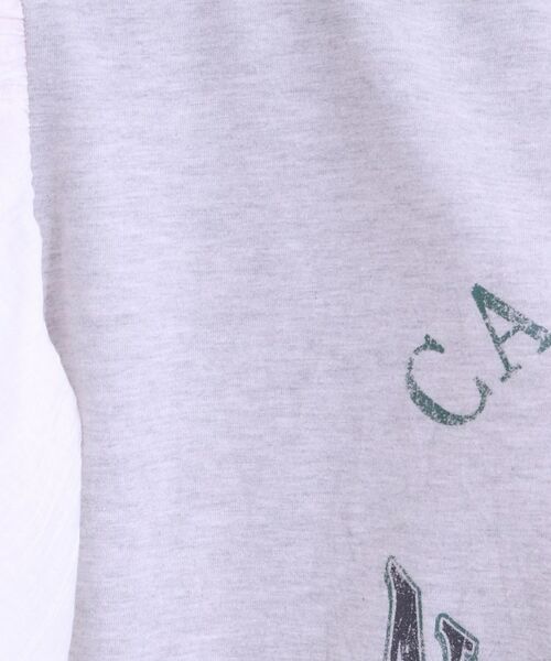 SHOO・LA・RUE / シューラルー カットソー | 【S-LL】リメイク風 ポンチョデザインTシャツ | 詳細4