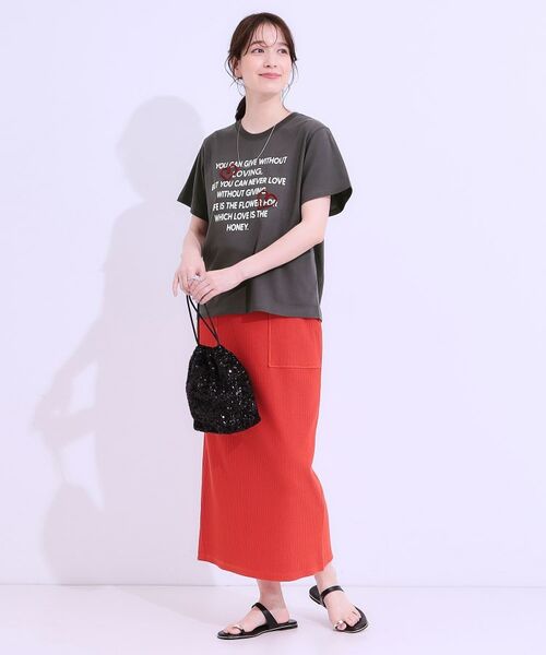 SHOO・LA・RUE / シューラルー Tシャツ | 【S-LL】選べる4柄 デザイン刺繍アソートTシャツ | 詳細11