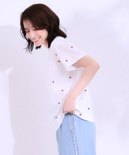 SHOO・LA・RUE / シューラルー Tシャツ | 【S-LL】選べる4柄 デザイン刺繍アソートTシャツ | 詳細2