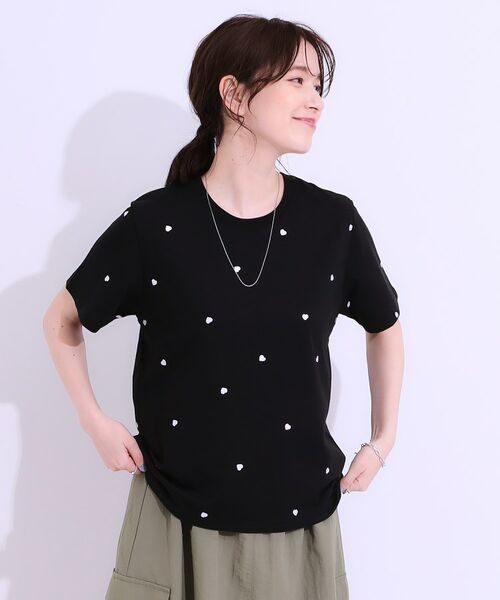 SHOO・LA・RUE / シューラルー Tシャツ | 【S-LL】選べる4柄 デザイン刺繍アソートTシャツ | 詳細5