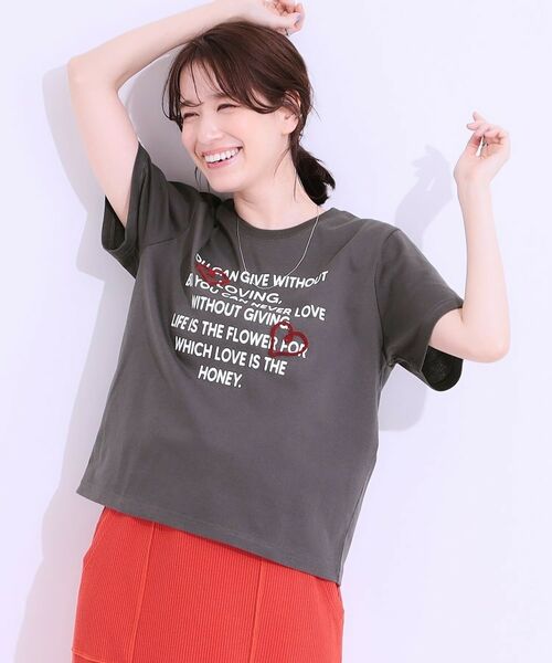 SHOO・LA・RUE / シューラルー Tシャツ | 【S-LL】選べる4柄 デザイン刺繍アソートTシャツ | 詳細9