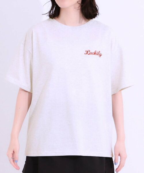 SHOO・LA・RUE / シューラルー Tシャツ | 【洗える/S-LL】サガラ刺繍アソートTシャツ | 詳細17