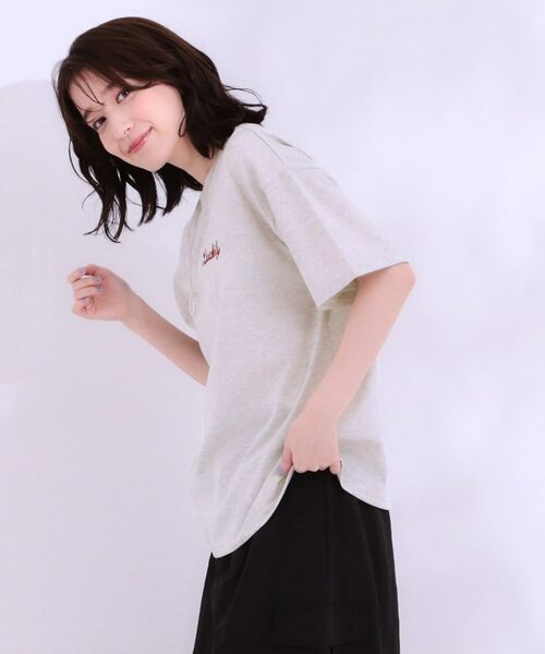 SHOO・LA・RUE / シューラルー Tシャツ | 【洗える/S-LL】サガラ刺繍アソートTシャツ | 詳細2