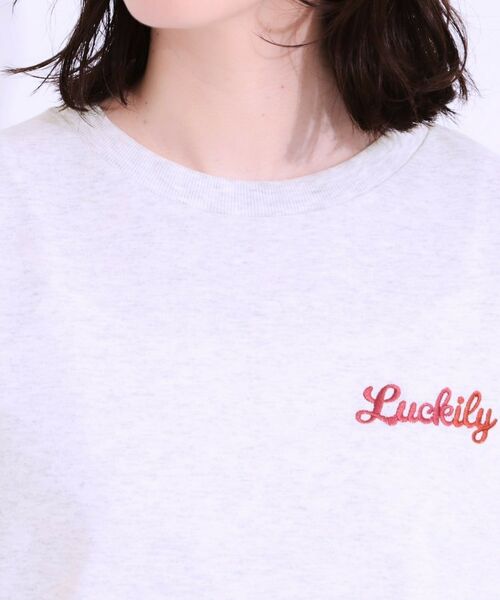 SHOO・LA・RUE / シューラルー Tシャツ | 【洗える/S-LL】サガラ刺繍アソートTシャツ | 詳細20