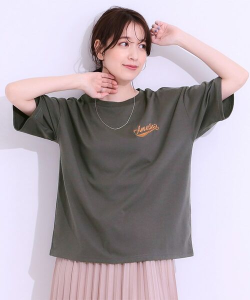 SHOO・LA・RUE / シューラルー Tシャツ | 【洗える/S-LL】サガラ刺繍アソートTシャツ | 詳細6