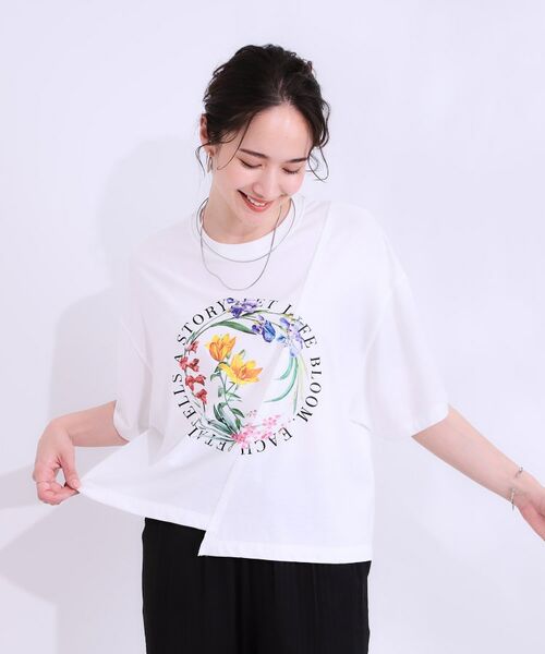 SHOO・LA・RUE / シューラルー Tシャツ | リメイク風Tシャツ | 詳細9