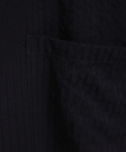 SHOO・LA・RUE / シューラルー テーラードジャケット | 【セットアップ可能/ひんやり/吸水速乾】サッカーストライプ テーラードカラーシャツジャケット | 詳細4