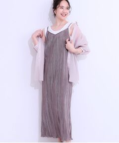 SHOO・LA・RUE / シューラルー ロング・マキシ丈ワンピース | 【S-LL】大人の楽ちんスタイルに プリーツキャミワンピース