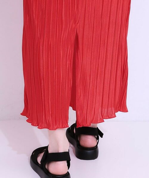 SHOO・LA・RUE / シューラルー ロング・マキシ丈ワンピース | 【S-LL】大人の楽ちんスタイルに プリーツキャミワンピース | 詳細19