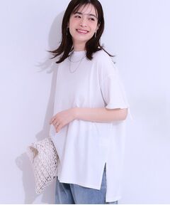 SHOO・LA・RUE / シューラルー チュニック | ヒップが隠せる バックシャーリング チュニックTシャツ