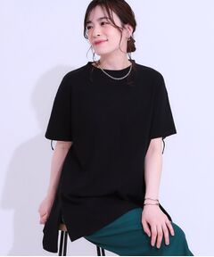 SHOO・LA・RUE / シューラルー チュニック | ヒップが隠せる バックシャーリング チュニックTシャツ