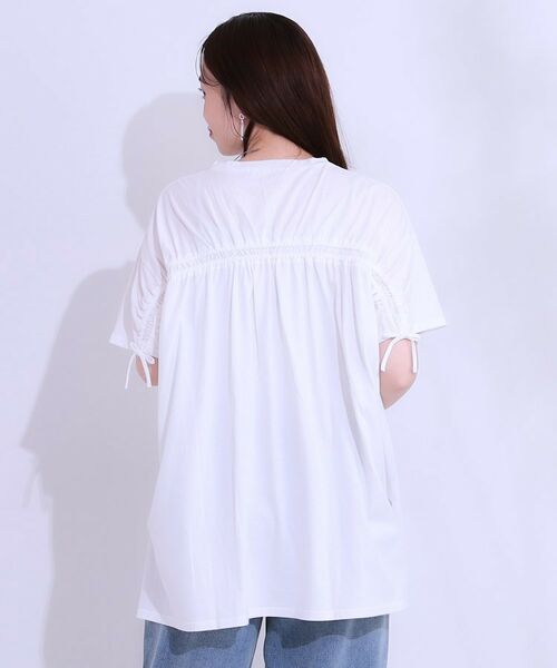 SHOO・LA・RUE / シューラルー チュニック | ヒップが隠せる バックシャーリング チュニックTシャツ | 詳細10