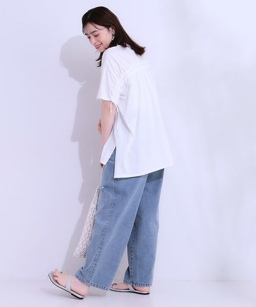 SHOO・LA・RUE / シューラルー チュニック | ヒップが隠せる バックシャーリング チュニックTシャツ | 詳細11