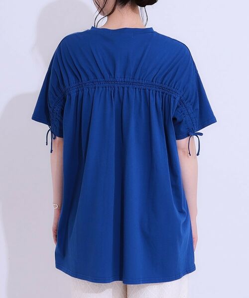 SHOO・LA・RUE / シューラルー チュニック | ヒップが隠せる バックシャーリング チュニックTシャツ | 詳細15