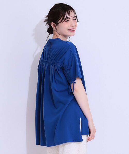 SHOO・LA・RUE / シューラルー チュニック | ヒップが隠せる バックシャーリング チュニックTシャツ | 詳細2