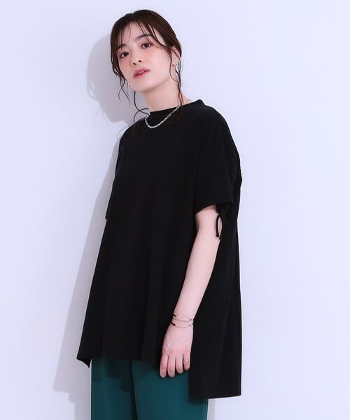 SHOO・LA・RUE / シューラルー チュニック | ヒップが隠せる バックシャーリング チュニックTシャツ | 詳細5
