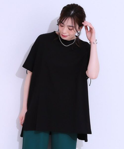 SHOO・LA・RUE / シューラルー チュニック | ヒップが隠せる バックシャーリング チュニックTシャツ | 詳細6