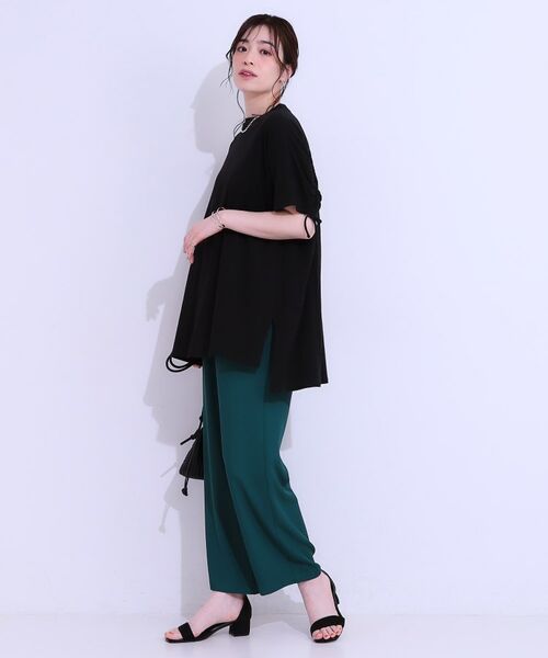 SHOO・LA・RUE / シューラルー チュニック | ヒップが隠せる バックシャーリング チュニックTシャツ | 詳細7