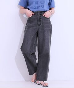 SHOO・LA・RUE / シューラルー デニムパンツ | 【S-LL】大人のこなれ見えスタイルに カーブデニムパンツ