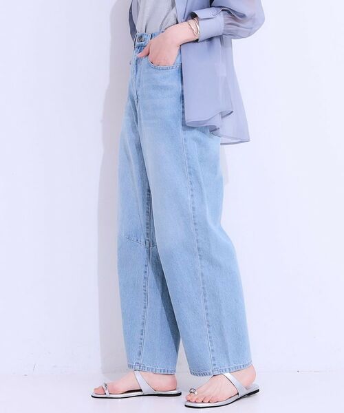 SHOO・LA・RUE / シューラルー デニムパンツ | 【S-LL】大人のこなれ見えスタイルに カーブデニムパンツ | 詳細6